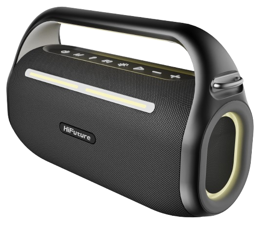 HIFUTURE KARAOKE/ALTAVOZ MUSICBOX 70W / 2 MICROFONOS NEGRO