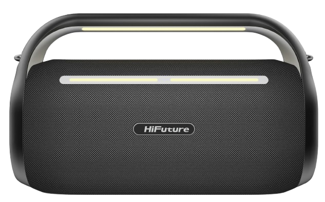 HIFUTURE KARAOKE/ALTAVOZ MUSICBOX 70W / 2 MICROFONOS NEGRO