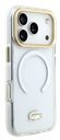 LACOSTE CARCASA MAGSAFE SHOCKPROOF IPHONE 17 PRO DORADO/BLANCO
