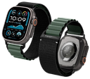 SPIGEN CORREA APPLE WATCH ULTRA FABRIC HOOK NEGRO / VERDE
