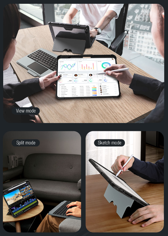 NILLKIN FUNDA TECLADO RETROILUMINADO IPAD PRO 11 (2024)