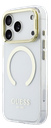GUESS CARCASA MAGSAFE SOPORTE CAMARA IPHONE 17 PRO MAX DORADO