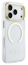GUESS CARCASA MAGSAFE SOPORTE CAMARA IPHONE 17 PRO MAX DORADO
