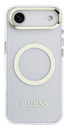 GUESS CARCASA MAGSAFE SOPORTE CAMARA IPHONE AIR DORADO