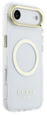 GUESS CARCASA MAGSAFE SOPORTE CAMARA IPHONE AIR DORADO