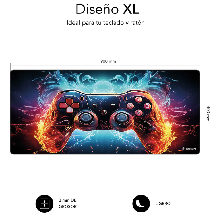 SUBBLIM ALFOMBRILLA XL GAMECORE