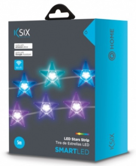 KSIX TIRAS LED ESTRELLAS RGB 5M 12W