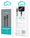 DEVIA CABLE GRACIOUS PD USBc  LIGHTNING 27W 2M NEGRO