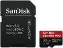 SANDISK TARJETA EXTREME PRO MICROSDXC 32GB
