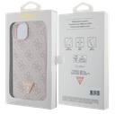 GUESS CARCASA 4G TRIANGLE STRASS IPHONE 15 NEGRO
