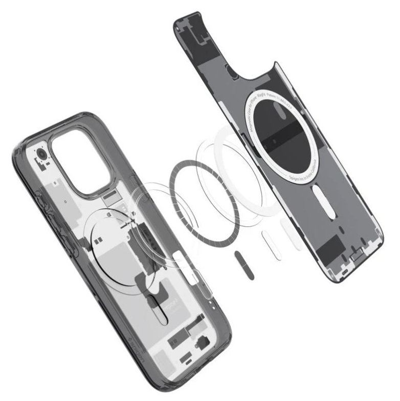 SPIGEN CARCASA ULTRA HYBRID MAGSAFE IPHONE 16 NEGRO