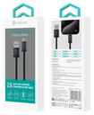 DEVIA CABLE GRACIOUS USB A - TIPO C 2A 2m NEGRO