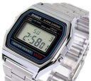 CASIO RELOJ A158WA1DF VINTAGE PLATA