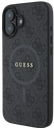 GUESS CARCASA MAGSAFE RING CLASSIC LOGO IPHONE 16 NEGRO