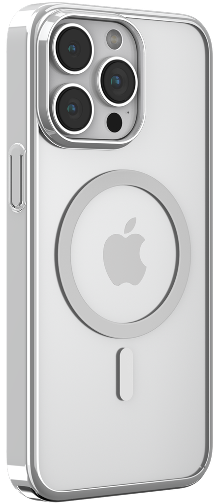 DEVIA CARCASA GLIMMER MAGSAFE IPHONE 16 PRO MAX PLATA