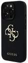 GUESS CARCASA GRAINED 4G IPHONE 16 PRO MAX NEGRO