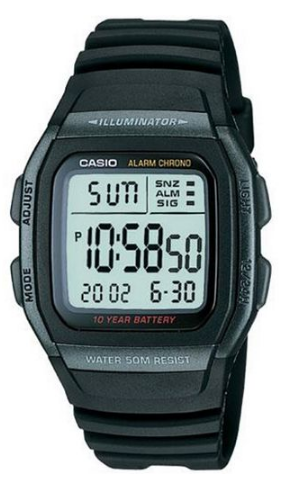 CASIO RELOJ W-96H-1B NEGRO