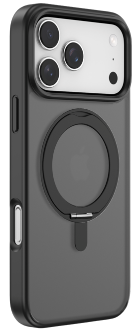 DEVIA CARCASA MAGSAFE SOPORTE GIRATORIO IPHONE 17 NEGRO