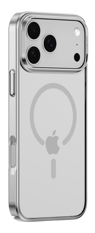 DEVIA CARCASA GLIMMER MAGSAFE IPHONE 17 PRO PLATA