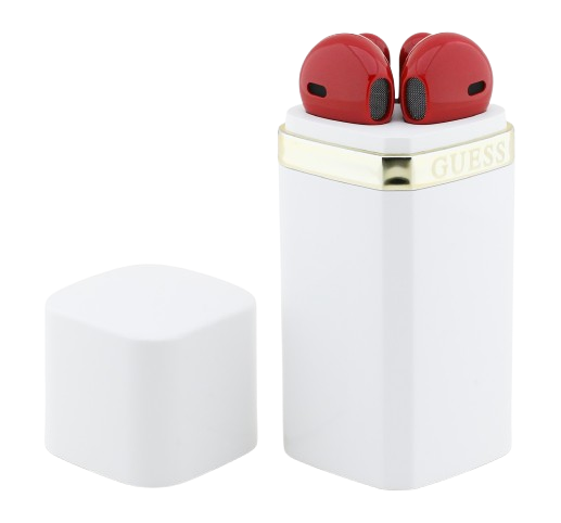 GUESS AURICULAR BLUETOOTH TWS PINTALABIOS BLANCO