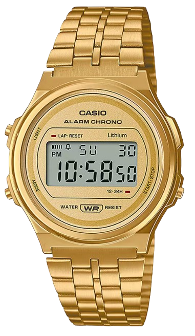 CASIO RELOJ A171WEG-9A DORADO