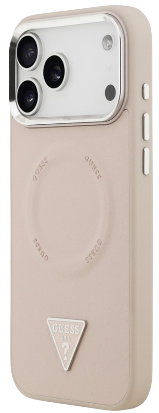 GUESS CARCASA MAGSAFE TRIANGLE IPHONE 17 PRO MAX ROSA