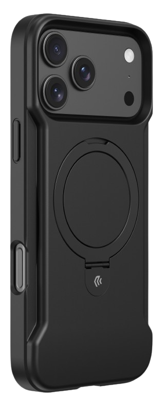 DEVIA CARCASA MAGNETIC SOUNDBOOST SOPORTE IPHONE 17 PRO MAX NEGRO