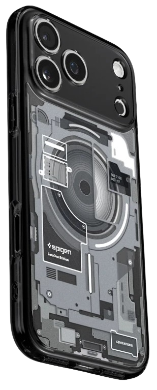 SPIGEN CARCASA ULTRA HYBRID MAGSAFE IPHONE 17 PRO MAX NEGRO