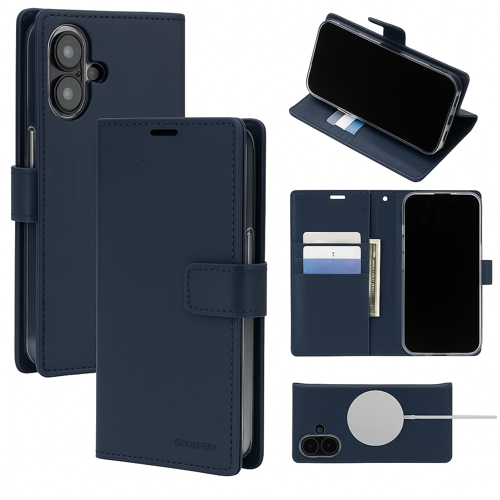 GOOSPERY FUNDA MAGSAFE BLUEMOON DAIRY IPHONE 17 AZUL