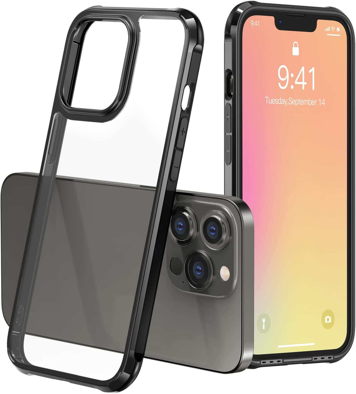 DEVIA CARCASA CRYSTAL IPHONE 14 PLUS NEGRO