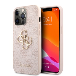 [GUHCP14S4GMGPI] GUESS CARCASA 4G METAL LOGO IPHONE 14 ROSA