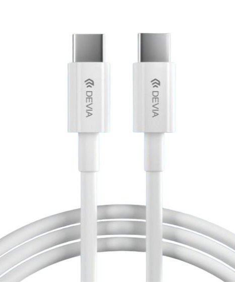 DEVIA CABLE TIPO C - TIPO C 3A 2m. BLANCO