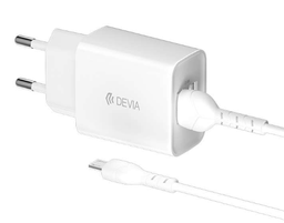 [DSTSMHM2] DEVIA CARGADOR DUAL USB 2.4A FAST CHARGE + CABLE MICRO