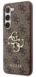[GUHCS24S4GMGBR] GUESS CARCASA  METAL LOGO SAMSUNG S24 MARRON