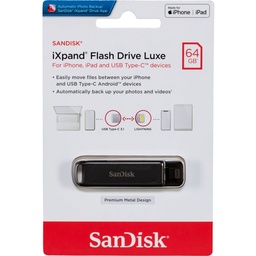 [SDIX70N64GB] SANDISK PENDRIVE IXPAND TYPE C-LIGHTNING 64GB