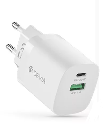 [DSTSDPQG] DEVIA CARGADOR SMART DUAL PD 30w + QC 3.0 GAN
