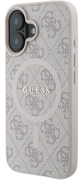 [GUHMP16MG4GFRP] GUESS CARCASA MAGSAFE RING CLASSIC LOGO IPHONE 16 PLUS ROSA