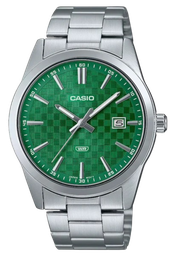 [MTPVD03D3A1UDF] CASIO RELOJ MTP-VD03D-3A1 ESFERA VERDE CORREA ACERO