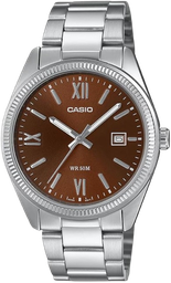 [MTP1302DD5AVDF] CASIO RELOJ MTP-1302DD-5AVDF ESFERA MARRON CORREA ACERO