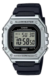 [W218HM7A] CASIO RELOJ W-218HM-7A ILLUMINATOR NEGRO