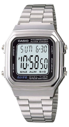[A178WA1A] CASIO RELOJ A-178WA-1A ILLUMINATOR RETRO PLATA
