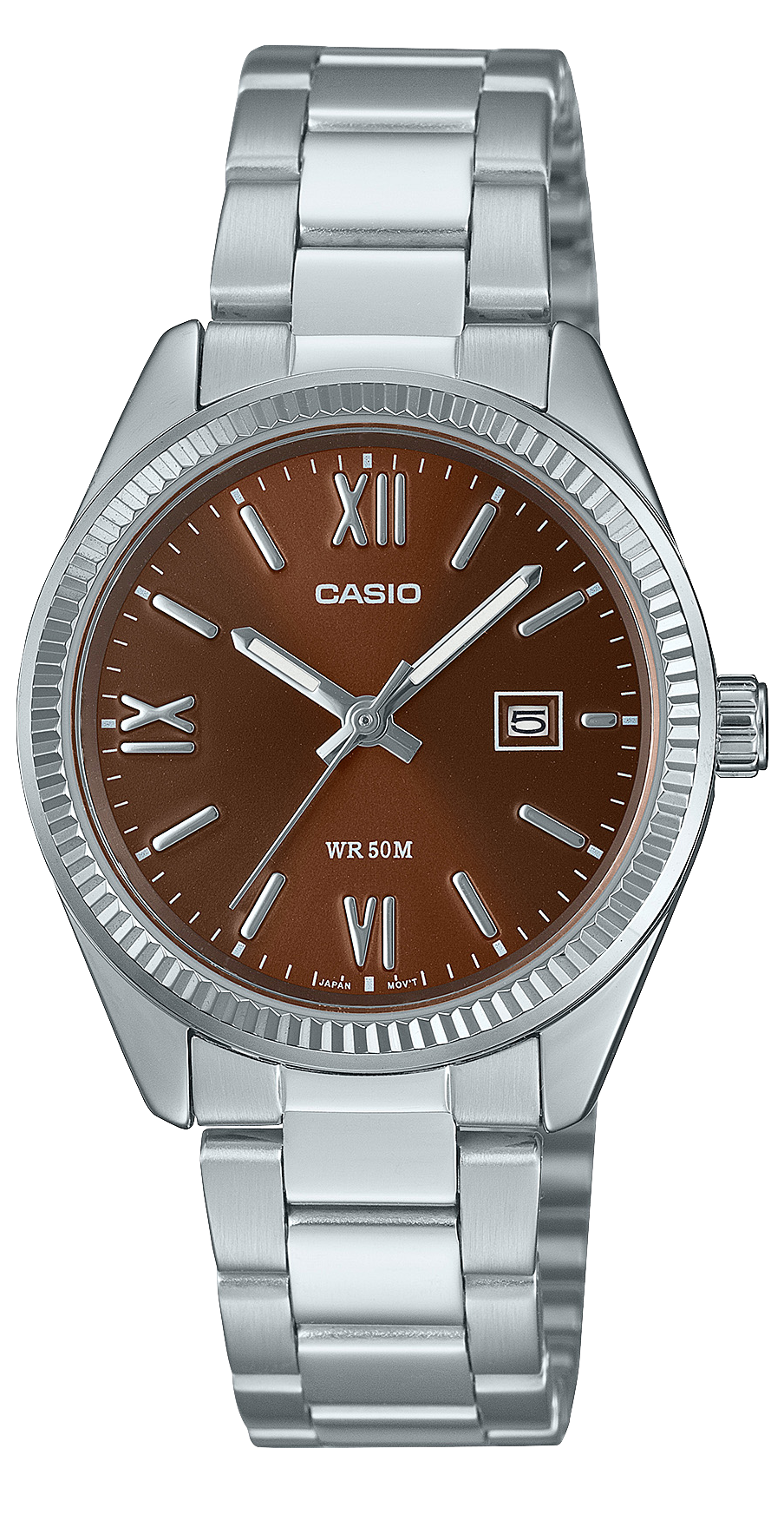 CASIO RELOJ LTP-1302DD-5AV ESFERA MARRON / ACERO