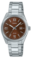 [LTP1302DD5A] CASIO RELOJ LTP-1302DD-5A ESFERA MARRON / ACERO