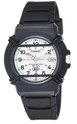 [HDA600B7B] CASIO RELOJ HDA-600B-7B ESFERA BLANCA / CORREA NEGRA