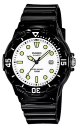 [LRW200H7E1] CASIO RELOJ LRW-200H-7E1 ESFERA BLANCA / CORREA NEGRA