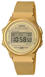 [A171WEMG9A] CASIO RELOJ A171WEMG-9A CORREA MILANESA DORADO