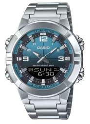 [AMW870DA2A2] CASIO RELOJ AMW-870DA-2A2 PLATA / AZUL